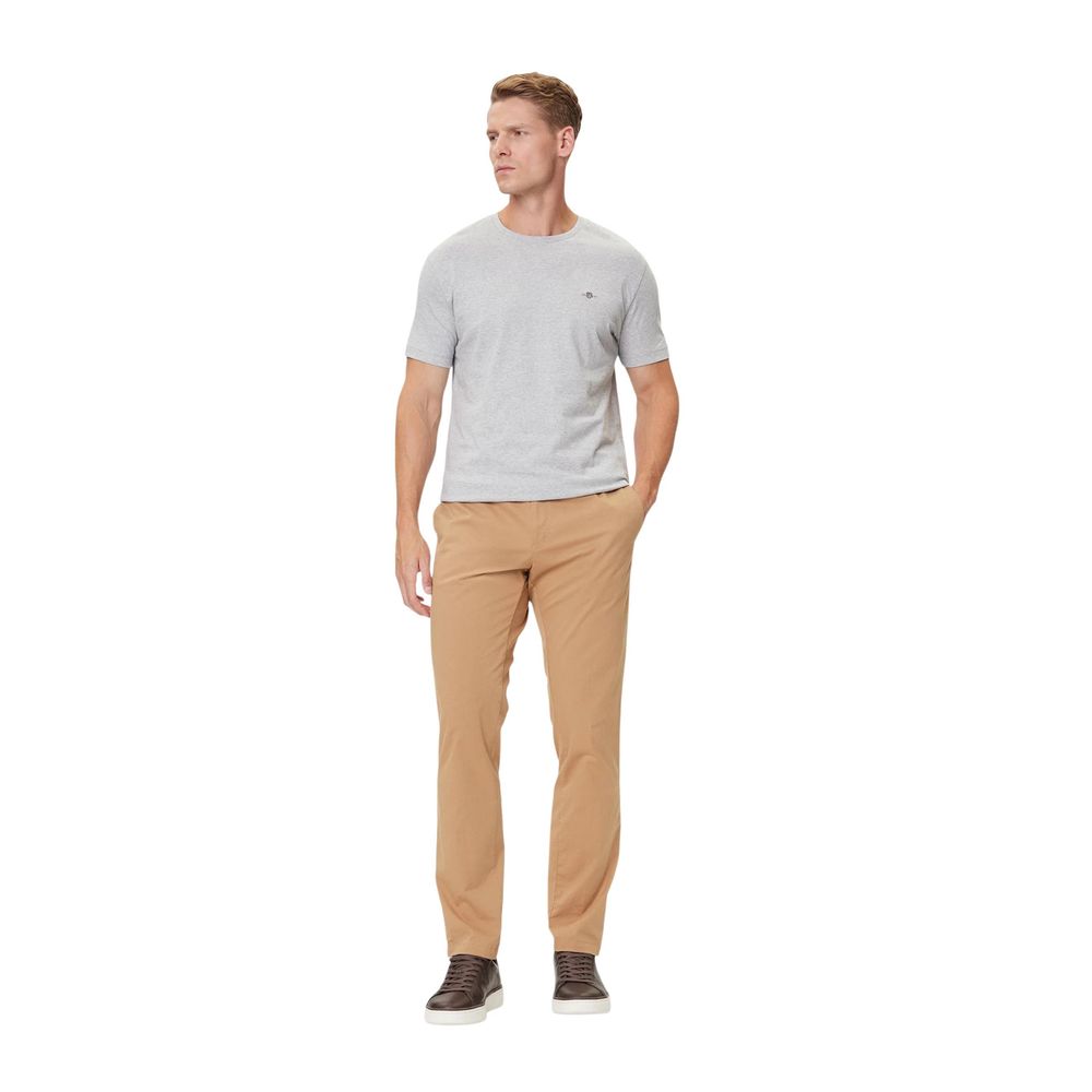 Gant Grey Cotton T-Shirt