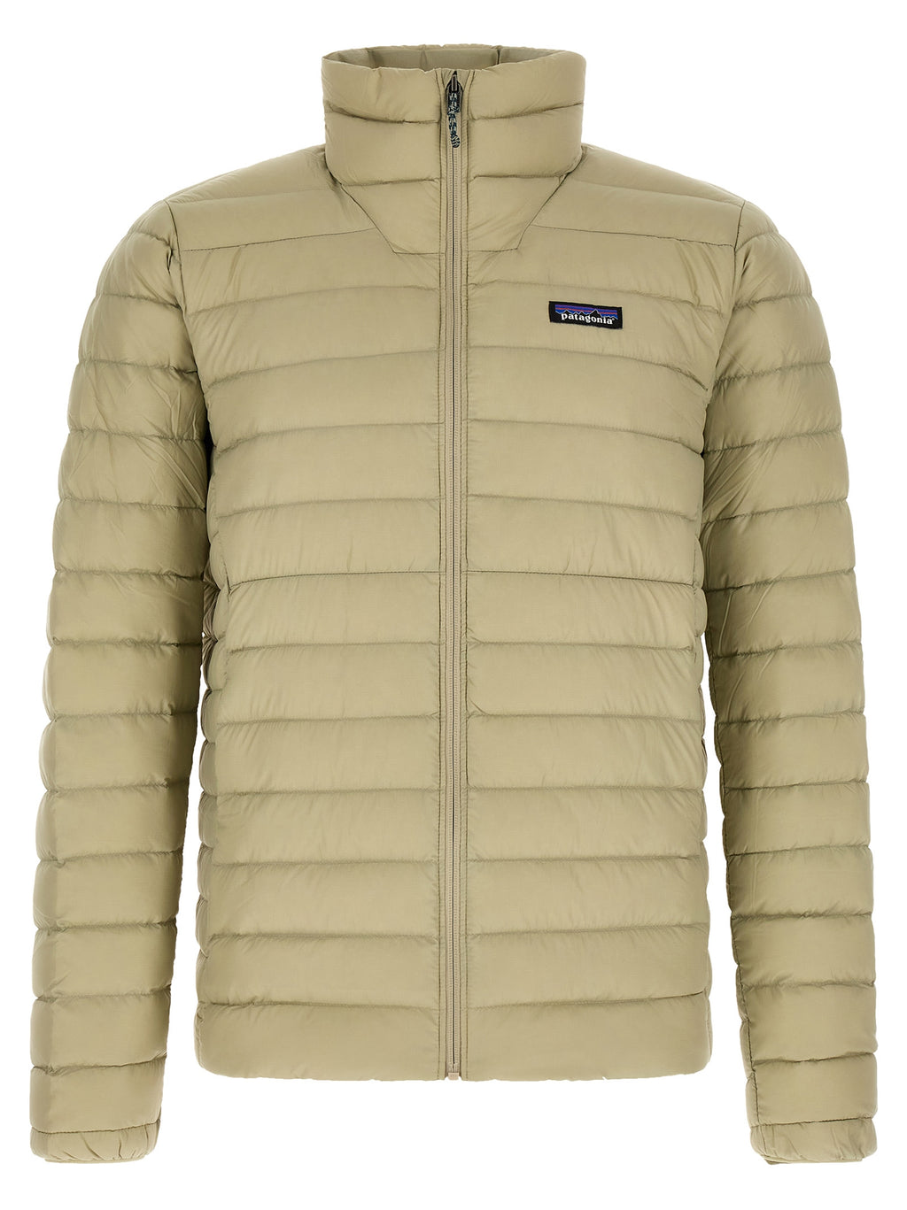 Beige Nylon Shell Jacket