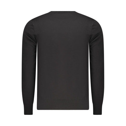 "Black Viscosa Mens Sweater"
