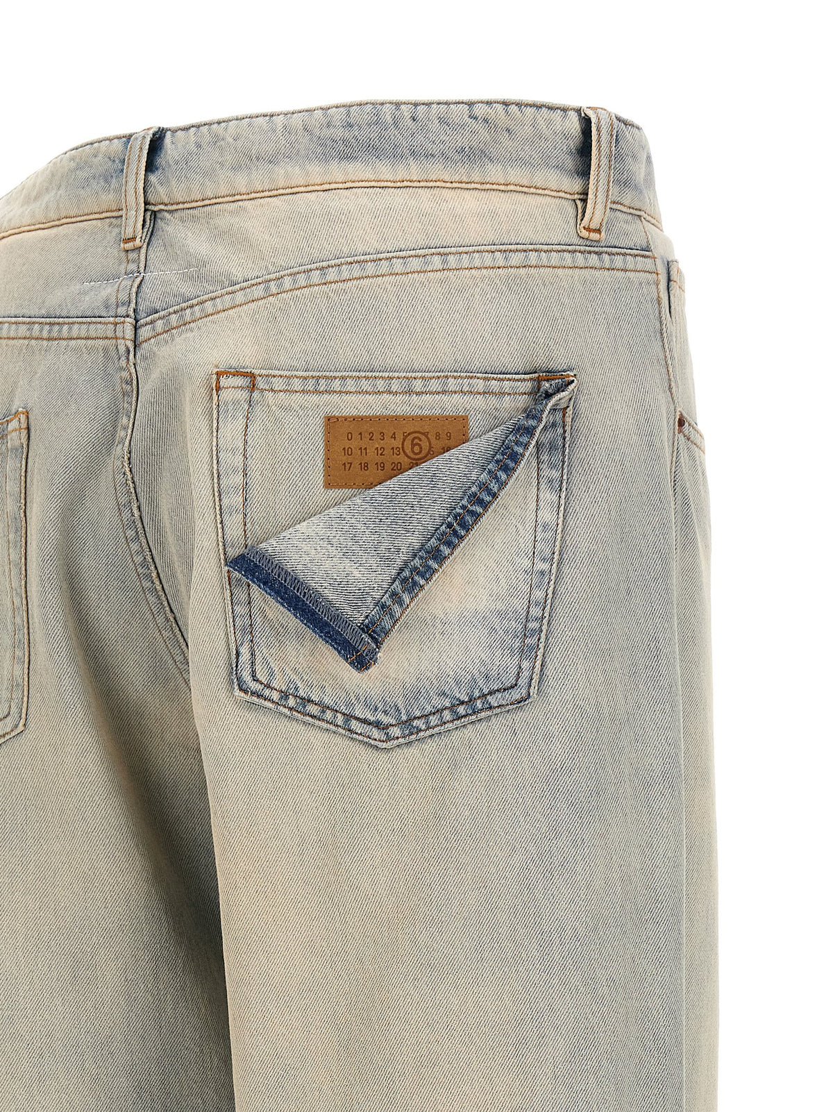 Blue Cotton Relaxed Fit Jeans