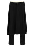 Comme des Garçons Black Wool Dress Trousers