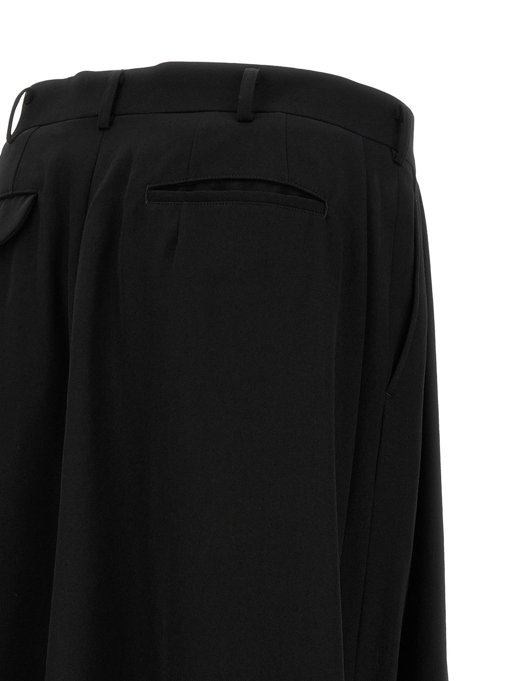 Comme des Garçons Black Wool Dress Trousers