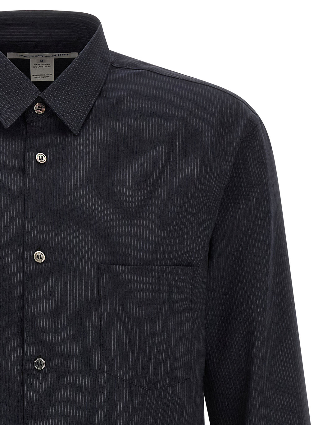 Blue Polyester Blouse