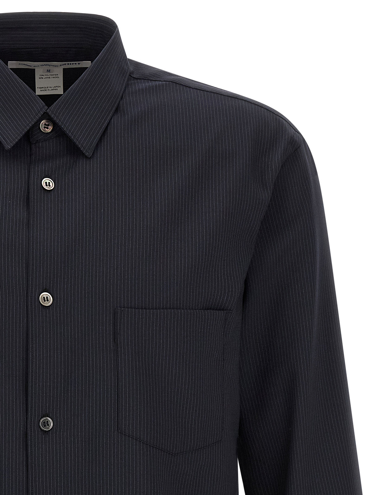 Blue Polyester Blouse