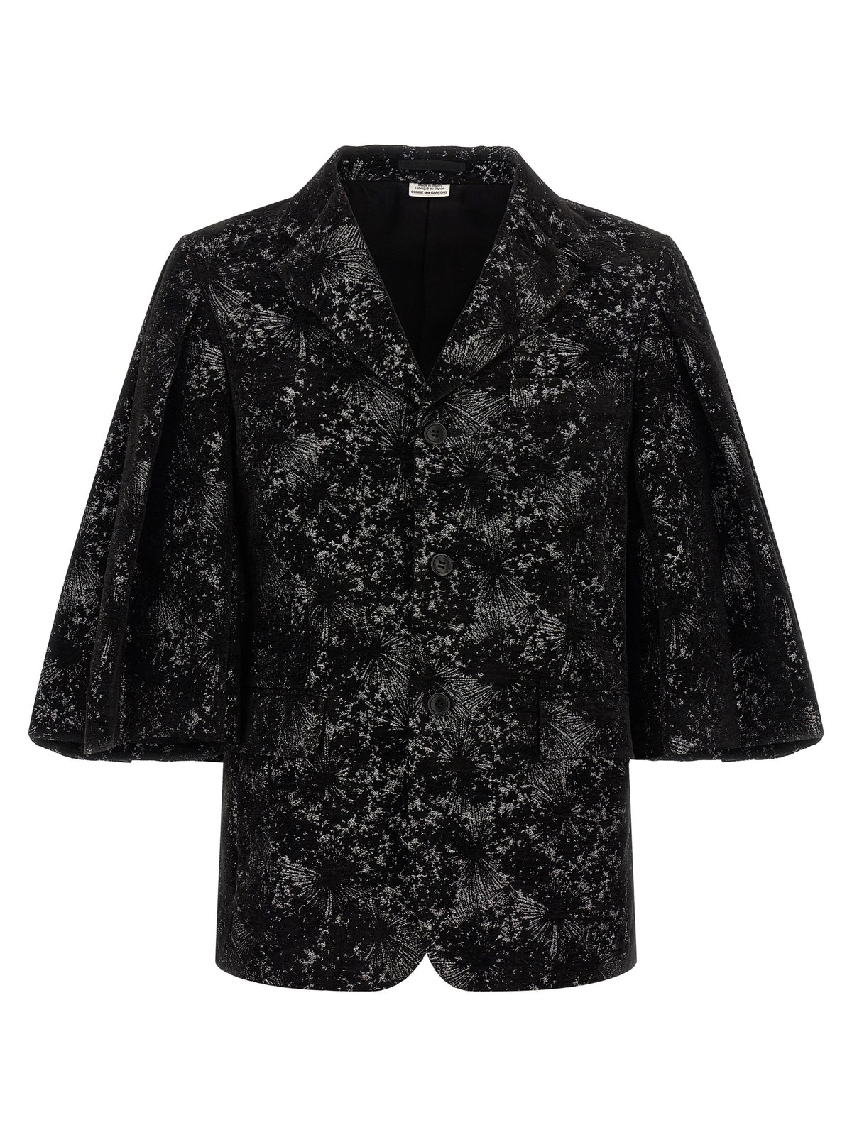 Black Polyester Blazer