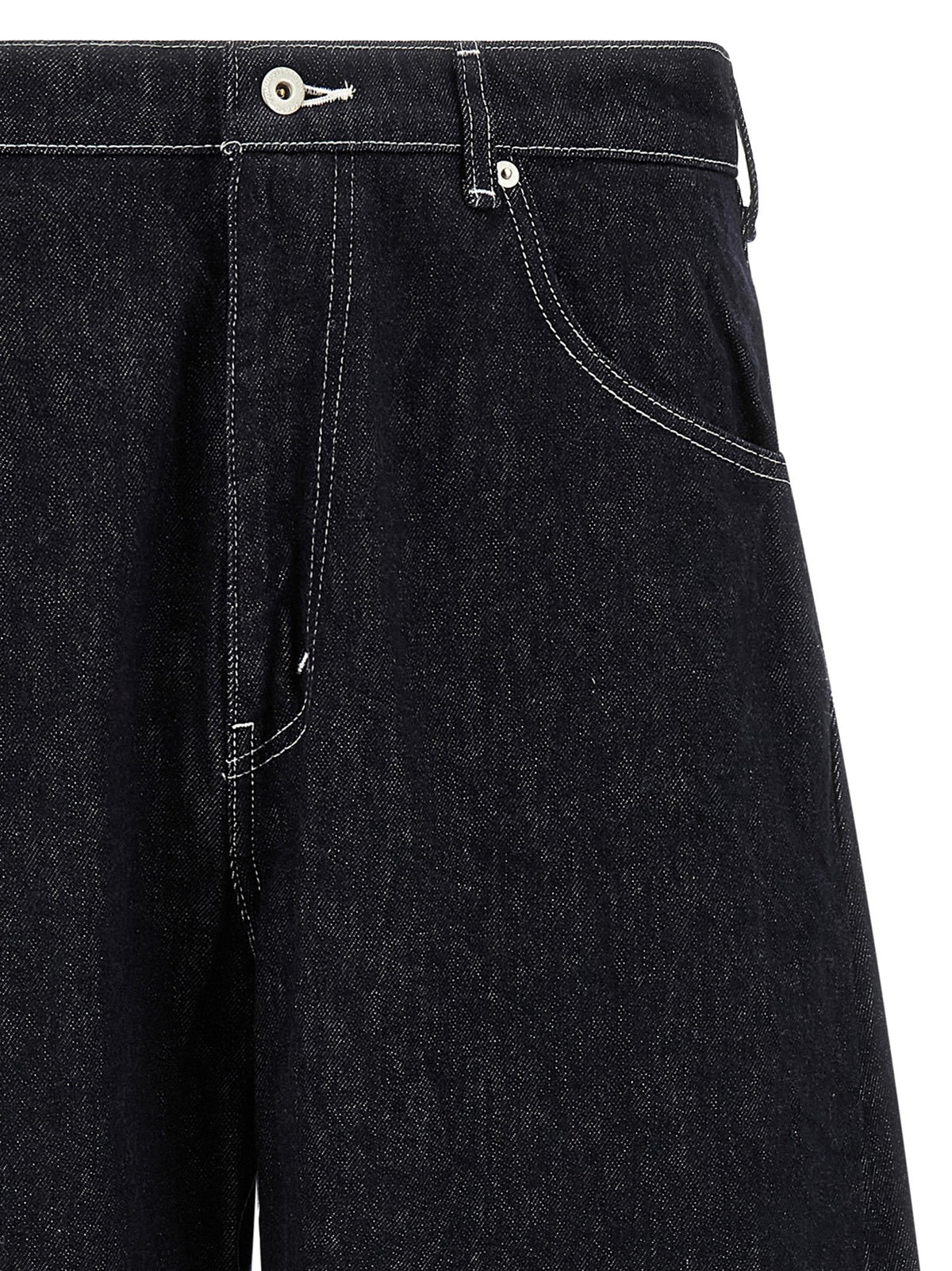 Blue Cotton Jeans Denim