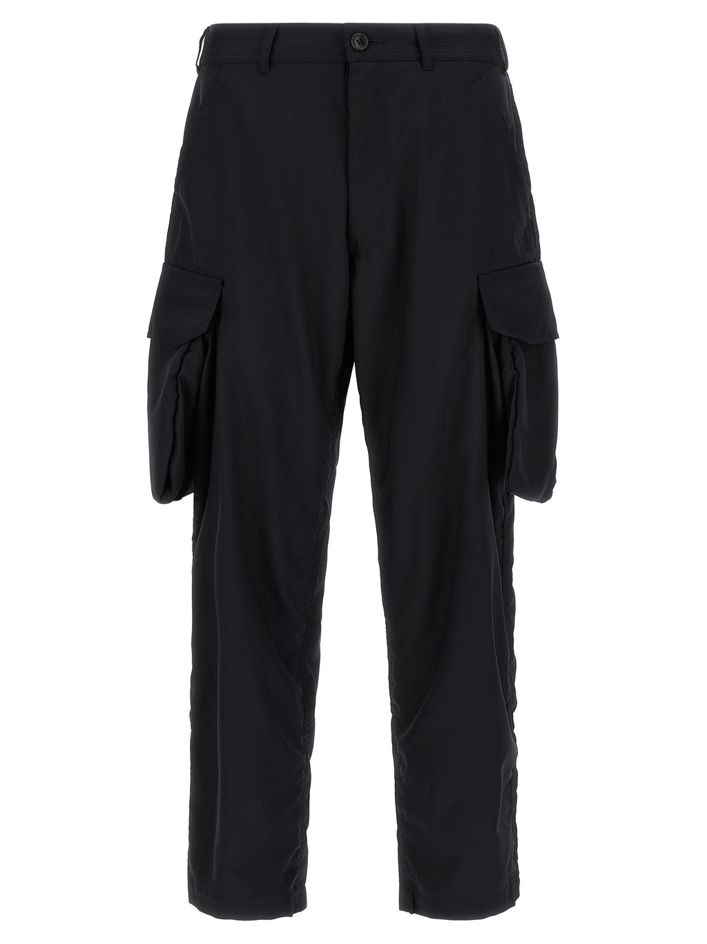 Comme des Garçons Blue Polyester Cargo Trousers