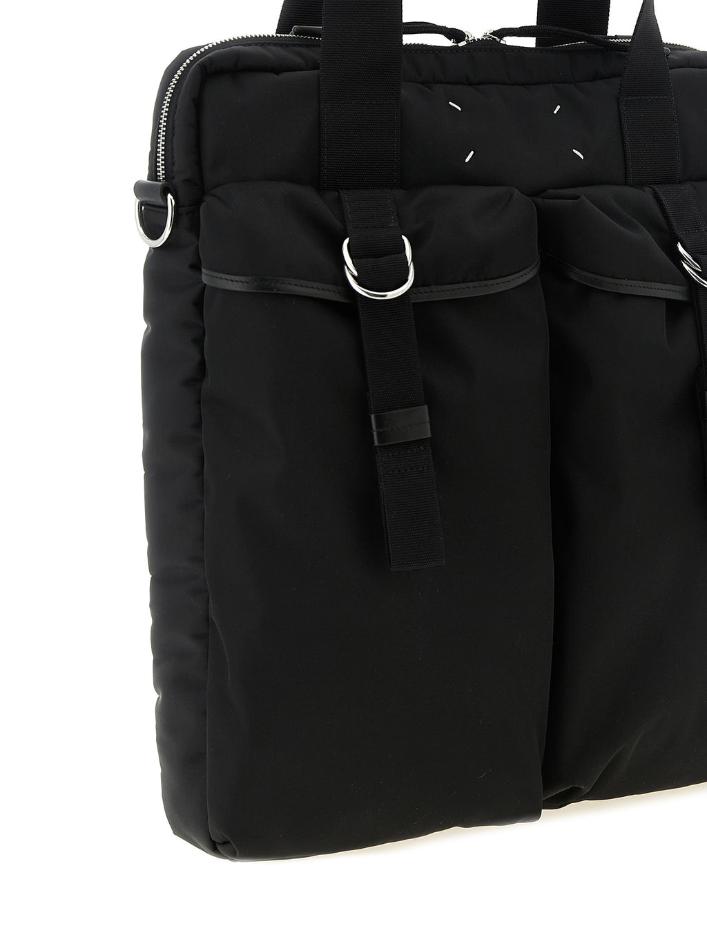 Black Polyamide Tote Bag