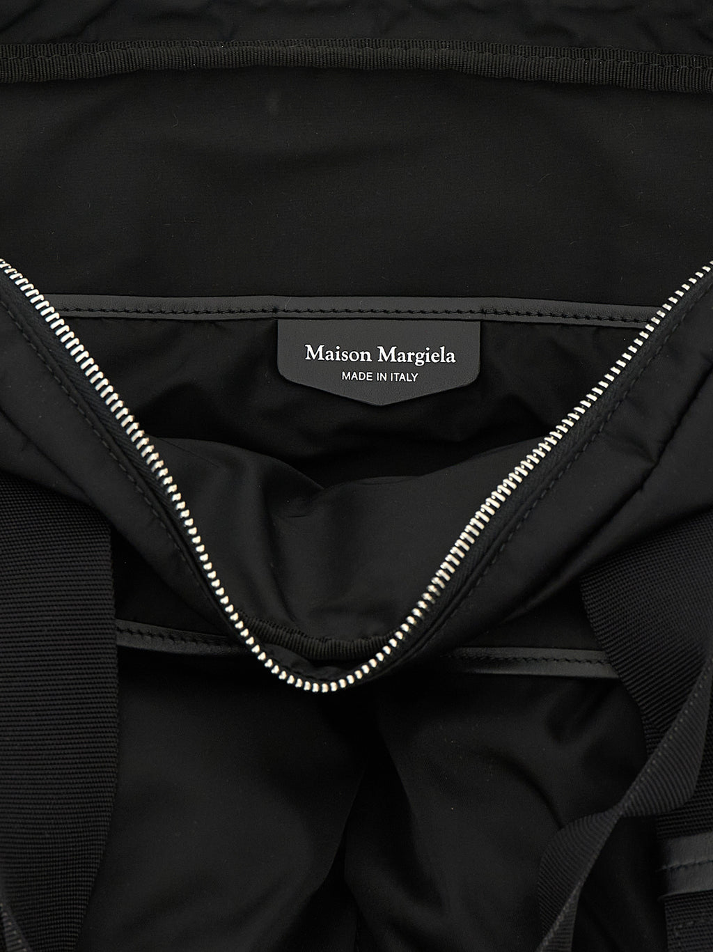 Black Polyamide Tote Bag