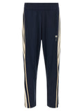 Blue Polyester Joggers (Workout Pants)