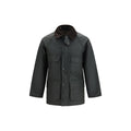 Gray Cotton Shell Jacket