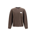 Brown Cotton Sweatshirt