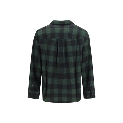 Ami Paris Bicolor Wool Long Jacket