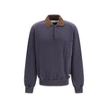 Blue Cotton Sweatshirt