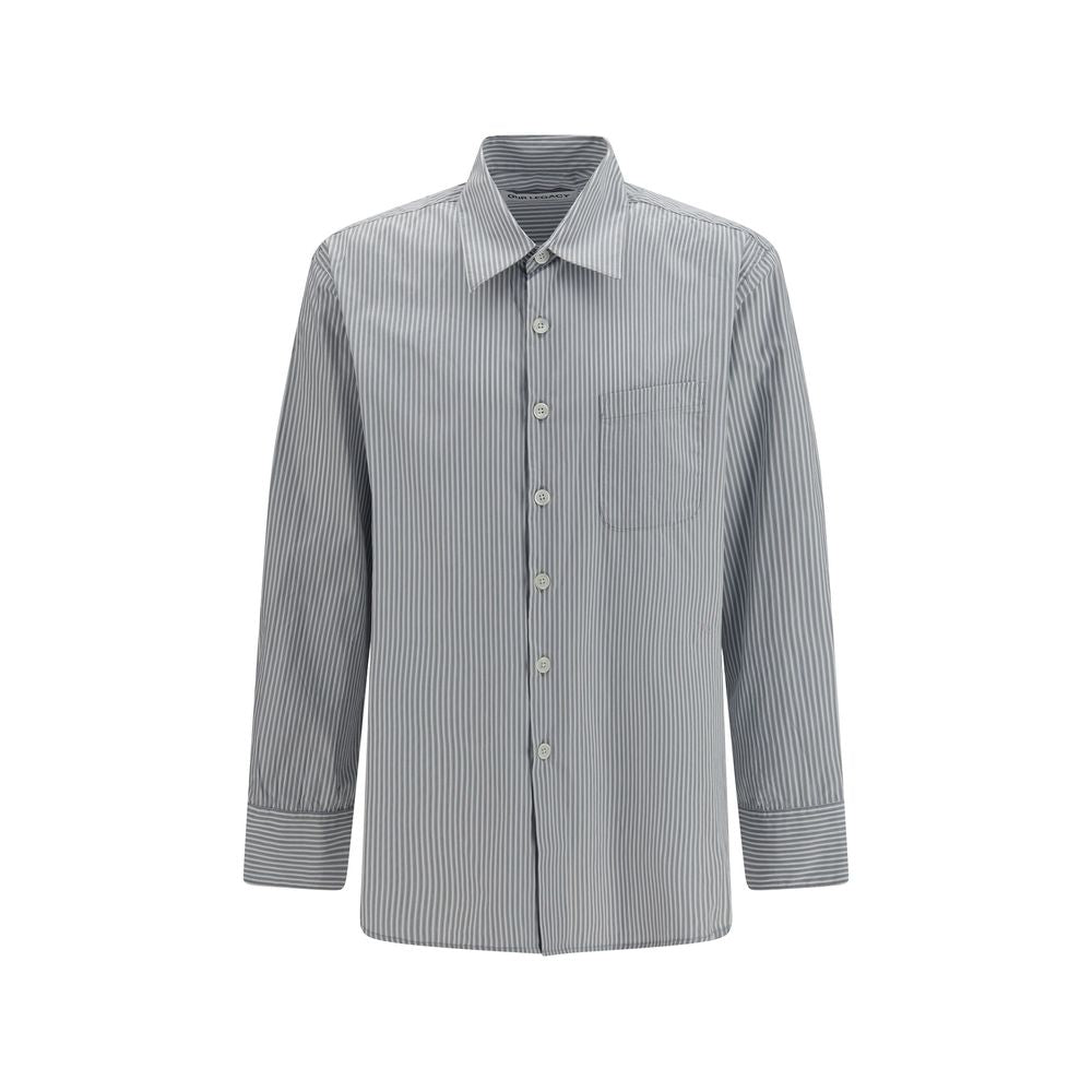 Gray Cotton Pattern Shirt