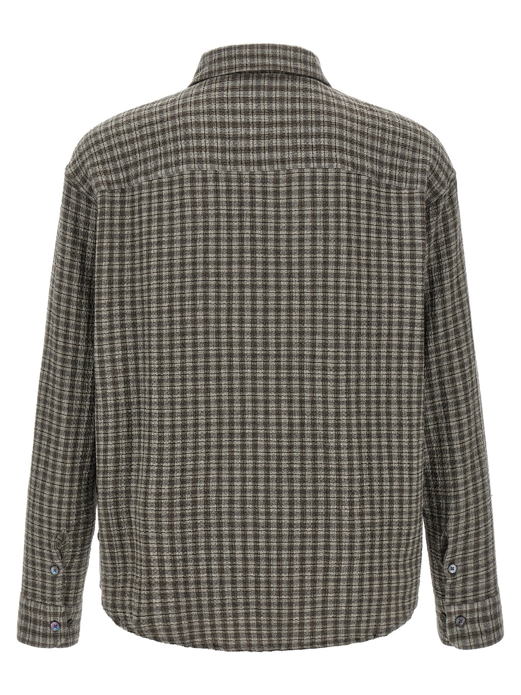 Gray Virgin Wool Blouse