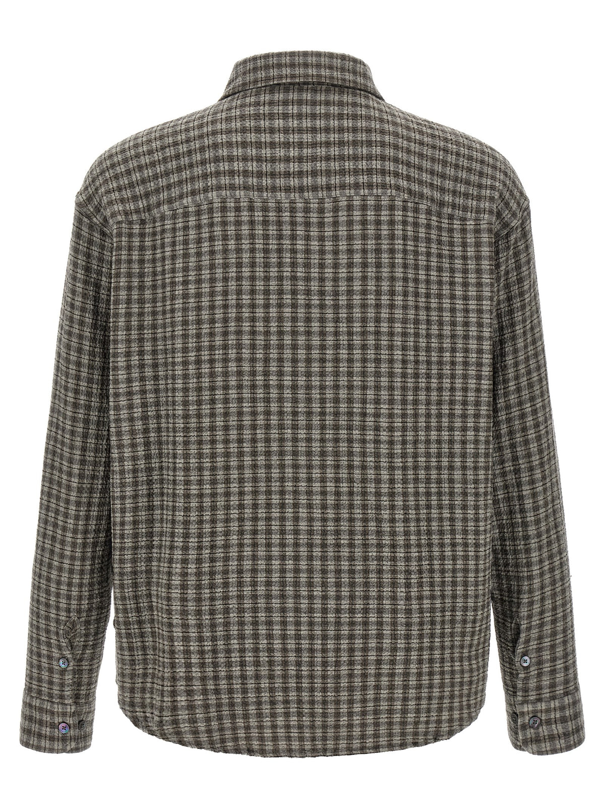 Gray Virgin Wool Blouse