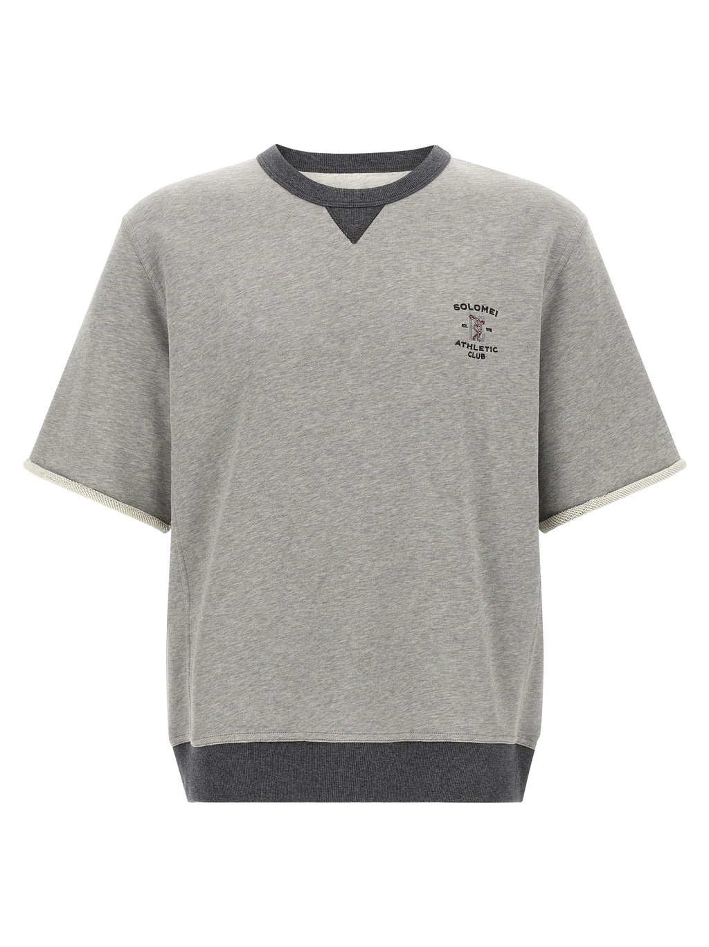 Brunello Cucinelli Grey Cotton Sweatshirt