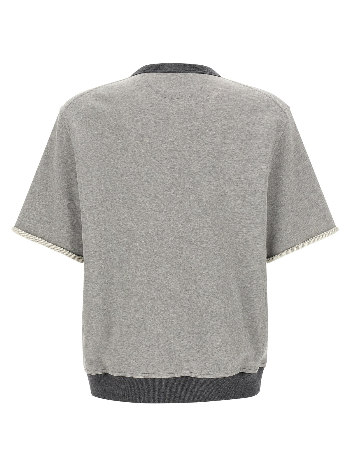Brunello Cucinelli Grey Cotton Sweatshirt