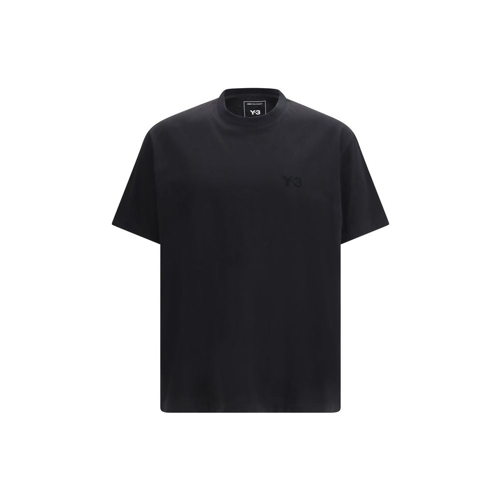 Y-3 Black Cotton T-Shirt
