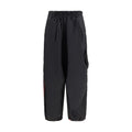 Black Polyamide Cargo Pants
