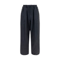 Black Polyester Joggers (Workout Pants)