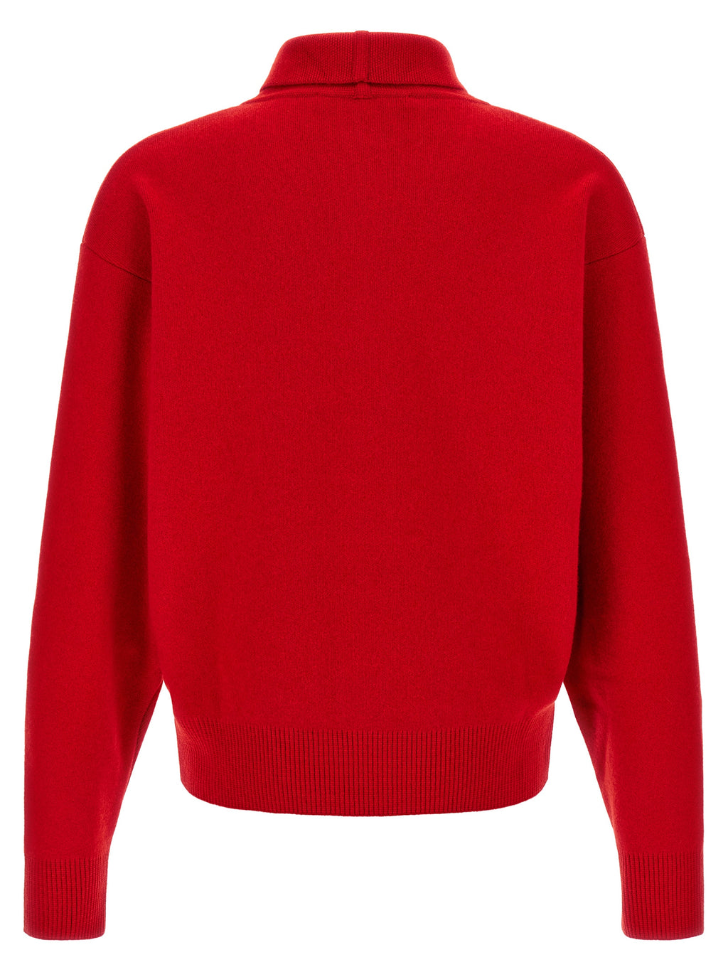 Jacquemus Red Merino Wool Cardigan