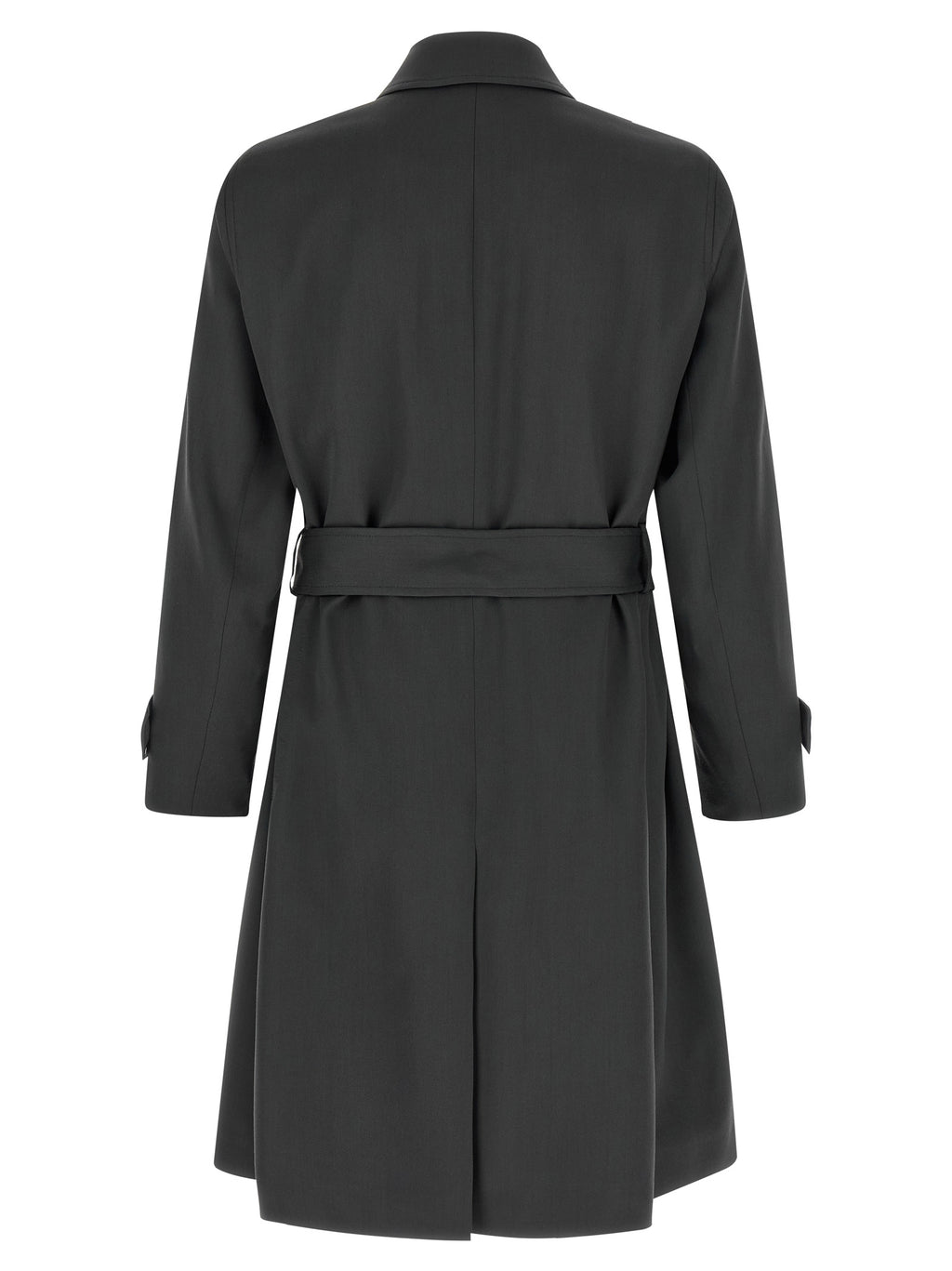 Gray Virgin Wool Coat