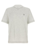 Brunello Cucinelli Grey Cotton T-Shirt