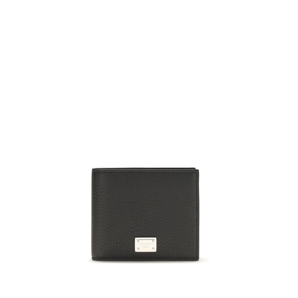Dolce & Gabbana Black Calf Leather Wallet