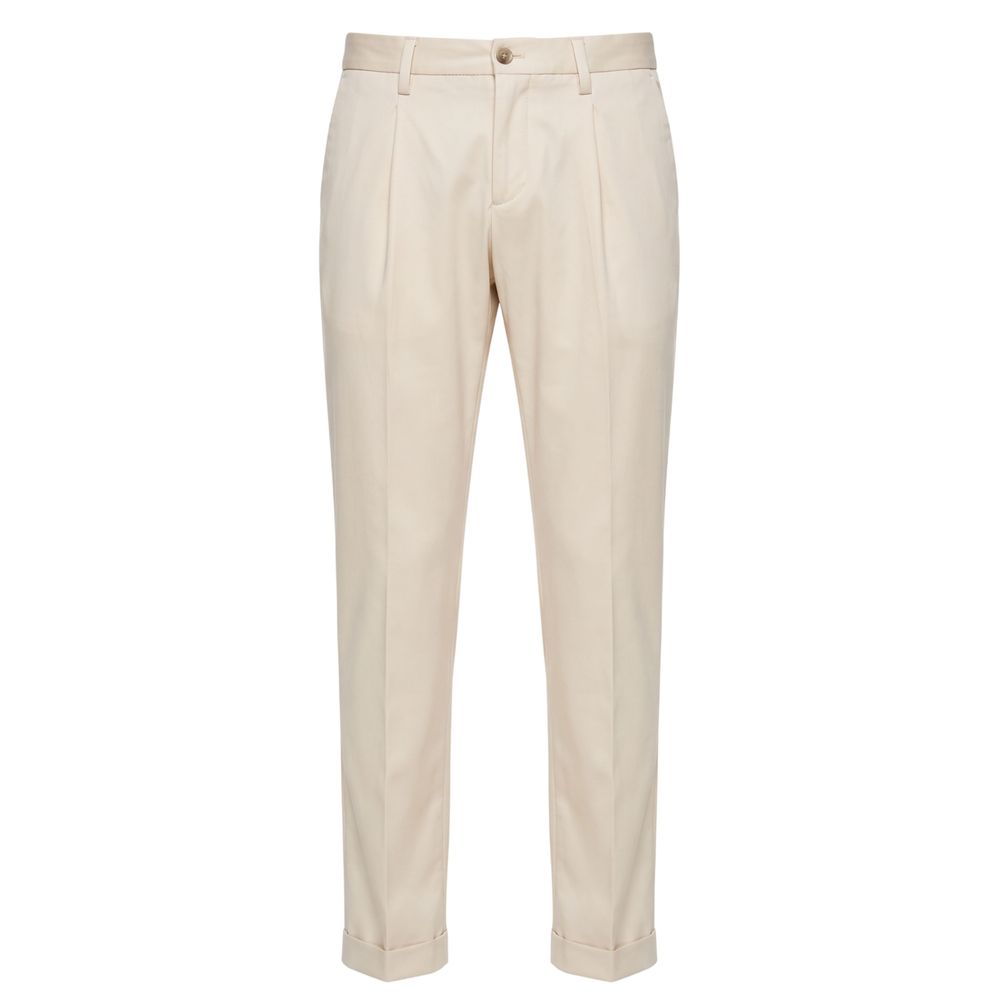 Baldinini Trend White Viscose Trousers