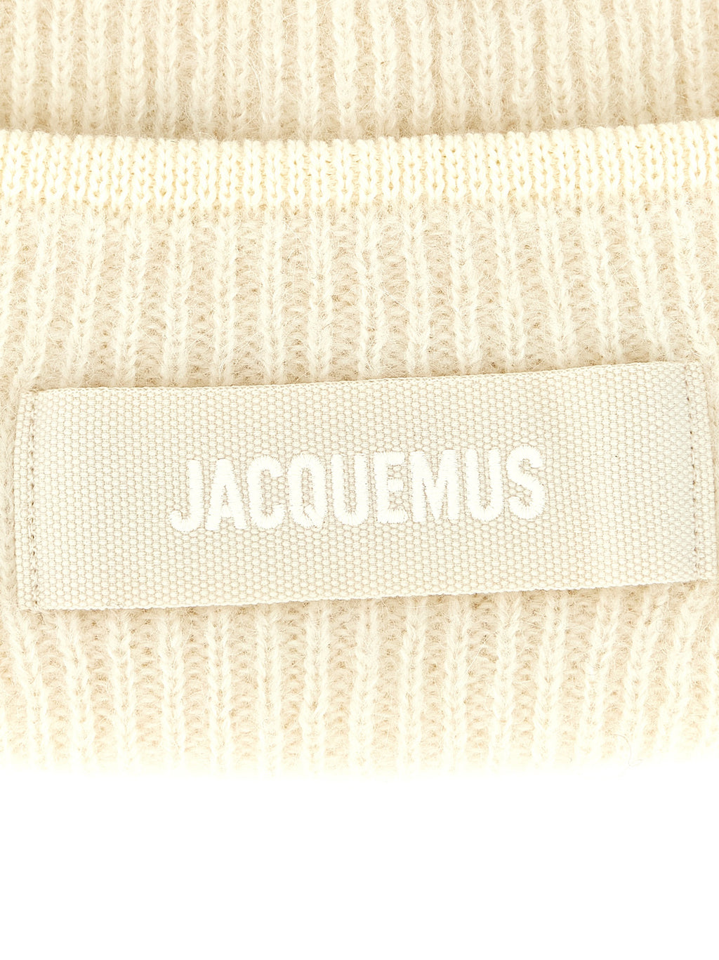 White Wool Beanie