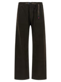 Brown Cotton Casual Pants
