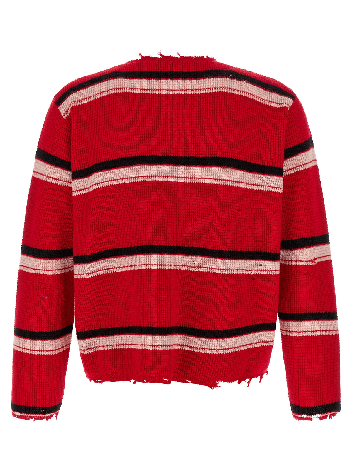 Red Wool Cardigan