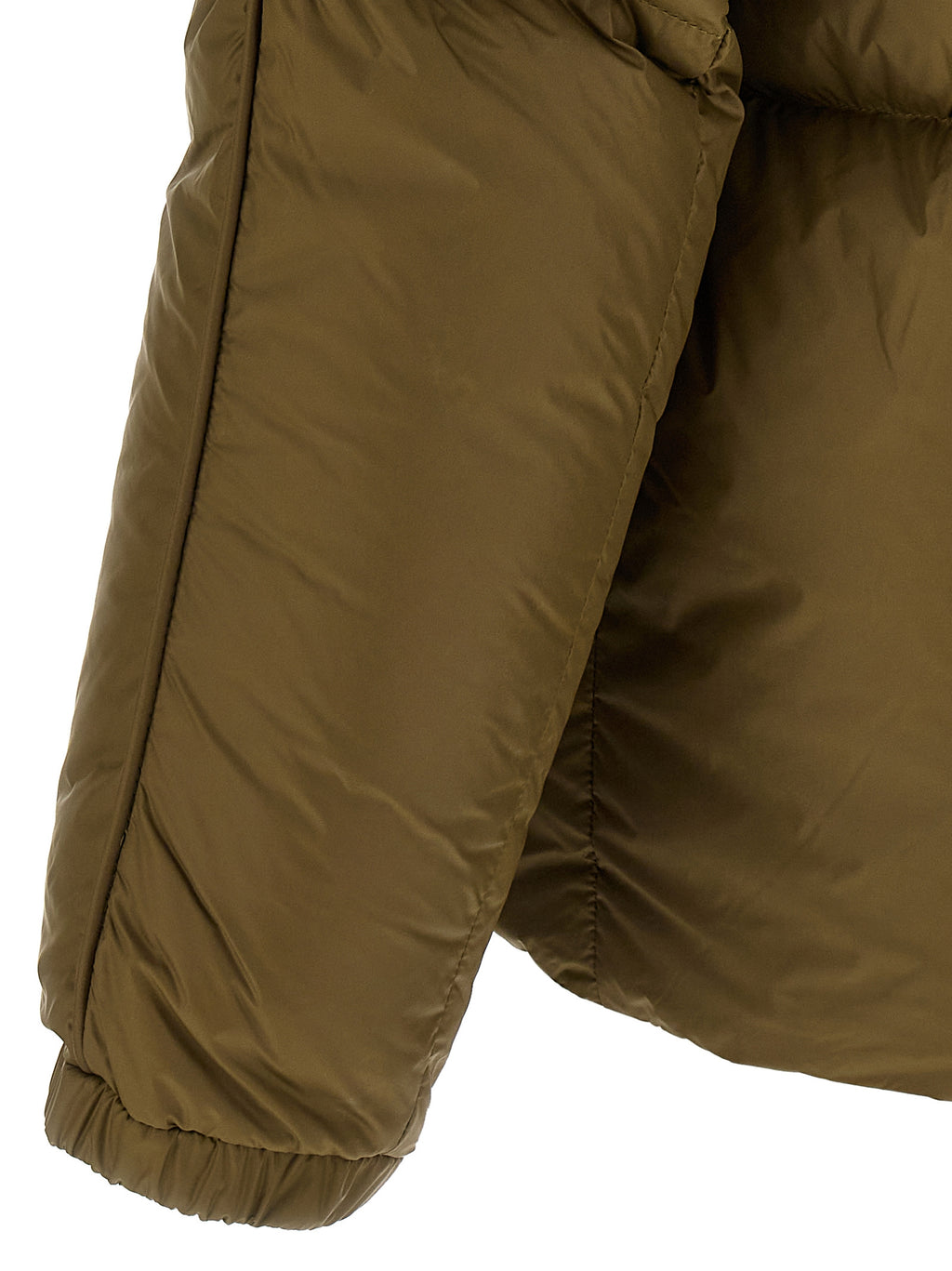Bicolor Polyamide Full-Length Jacket