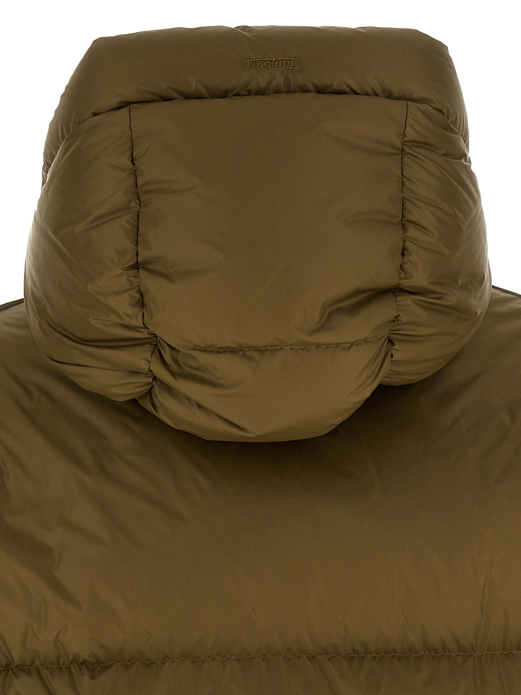 Bicolor Polyamide Full-Length Jacket