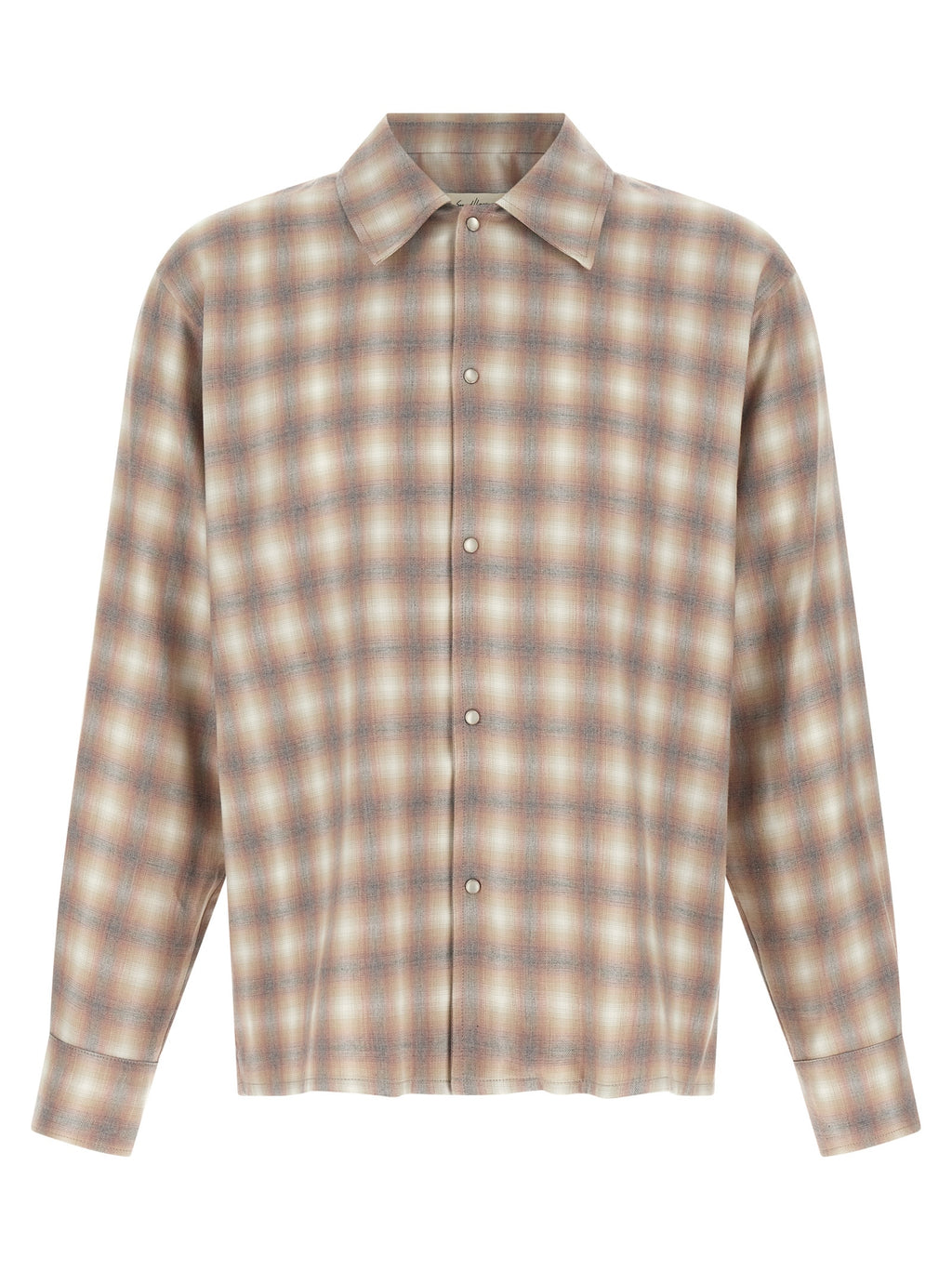Second/Layer Beige Cotton Shirt