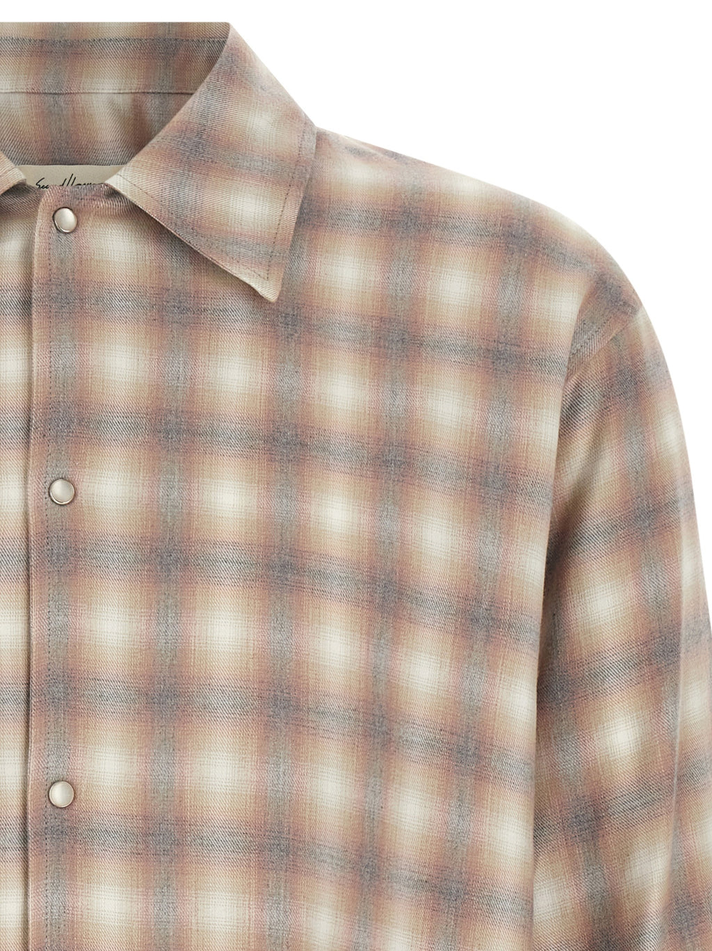 Second/Layer Beige Cotton Shirt