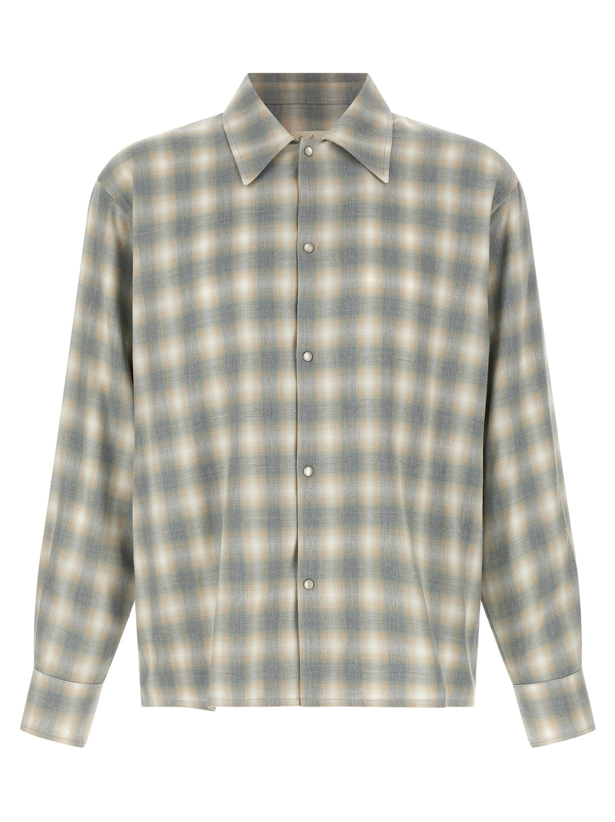 Gray Cotton Blouse