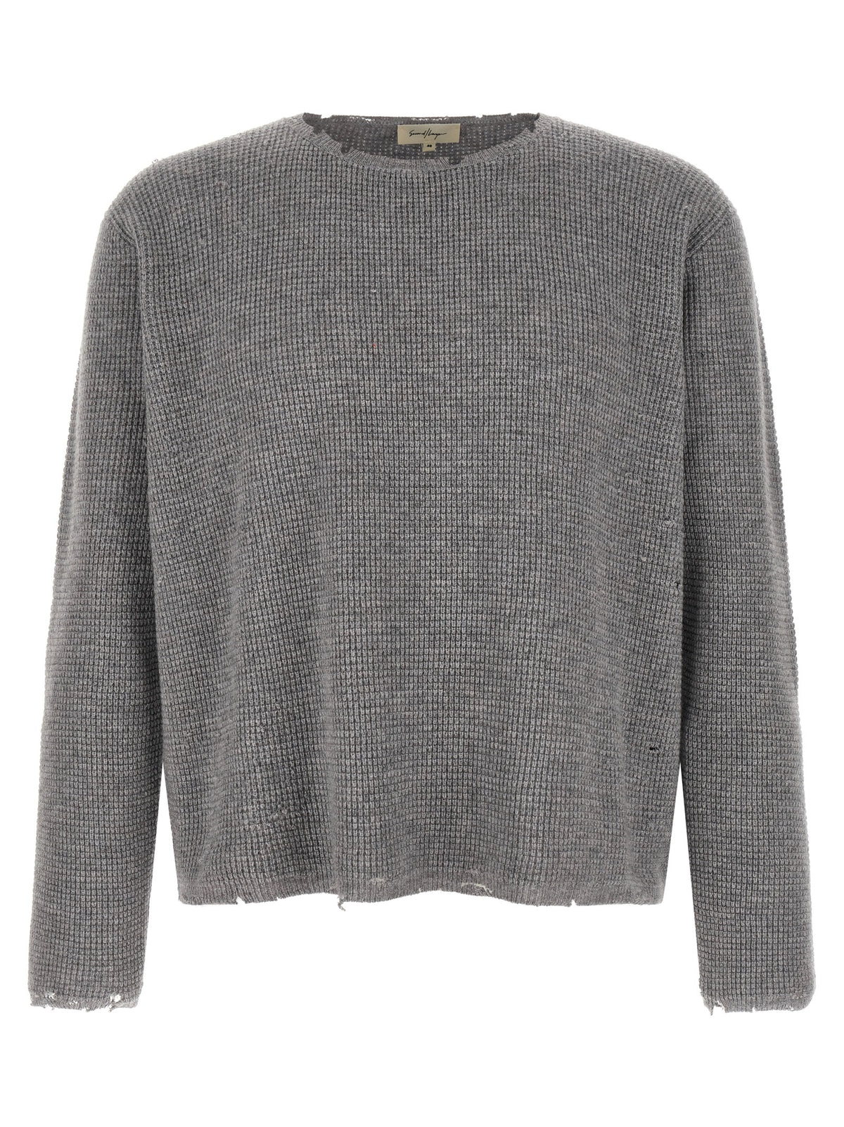 Gray Wool Cardigan