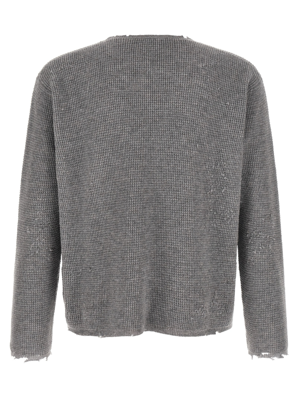 Gray Wool Cardigan