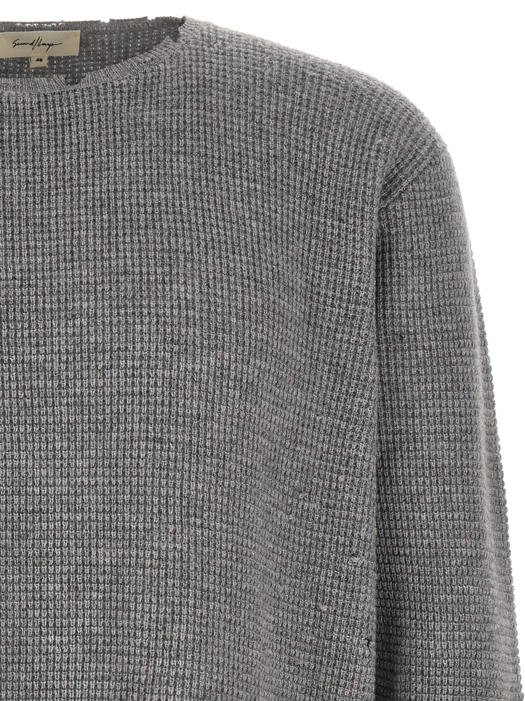 Gray Wool Cardigan