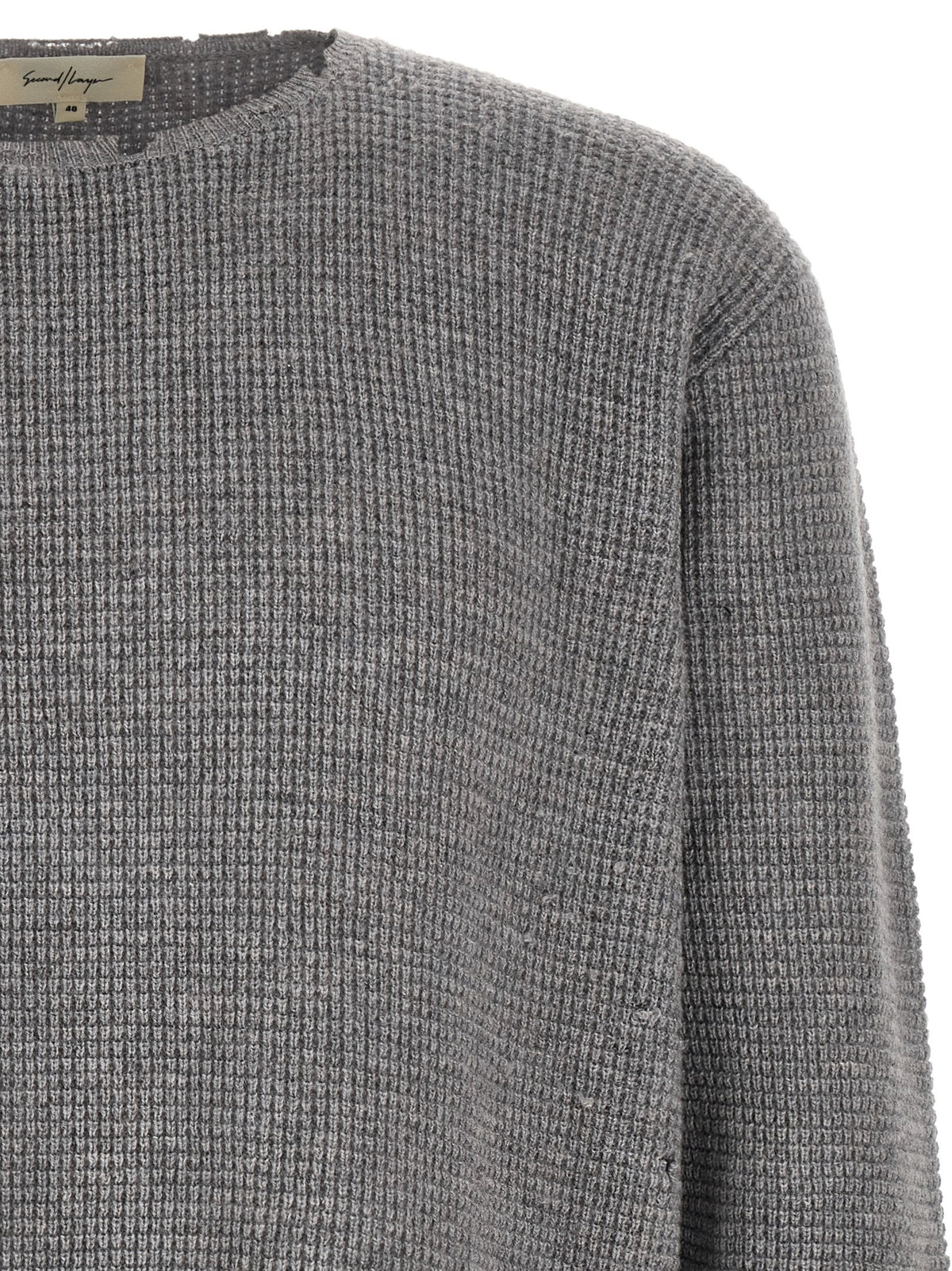 Gray Wool Cardigan