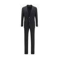 Giorgio Armani Black Wool Two-Piece Suit