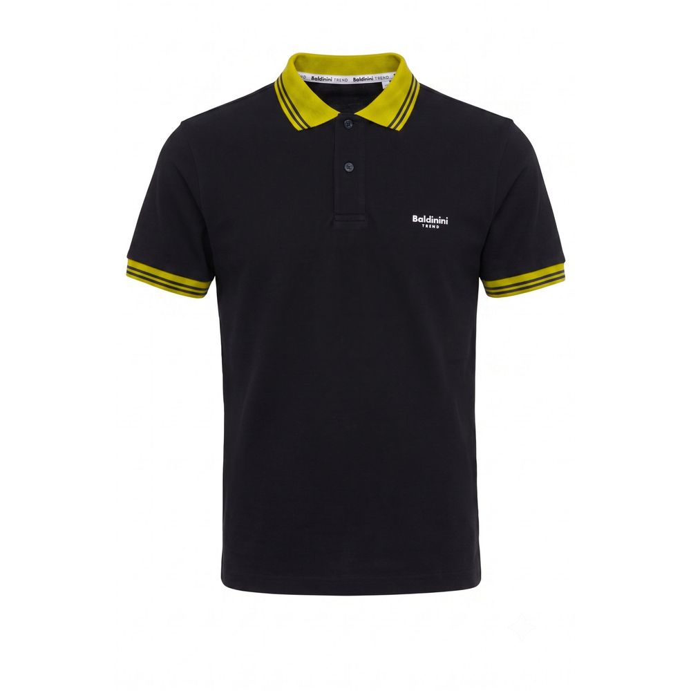 Baldinini Trend Blue Cotton Polo Shirt