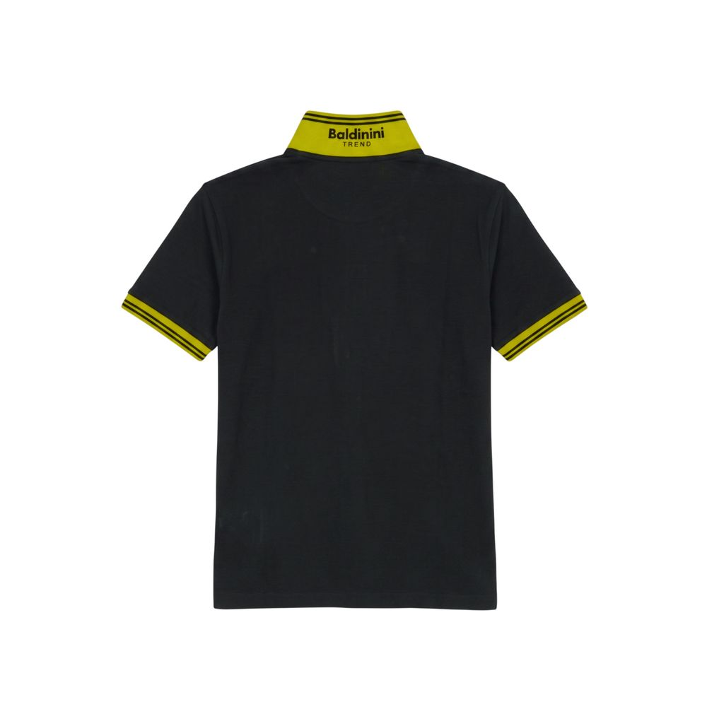 Baldinini Trend Blue Cotton Polo Shirt