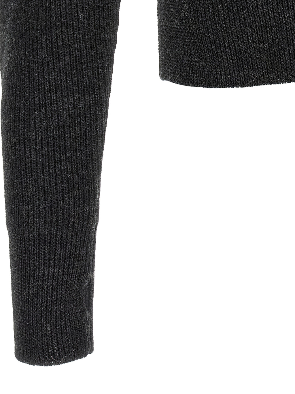 Gray Wool Cardigan
