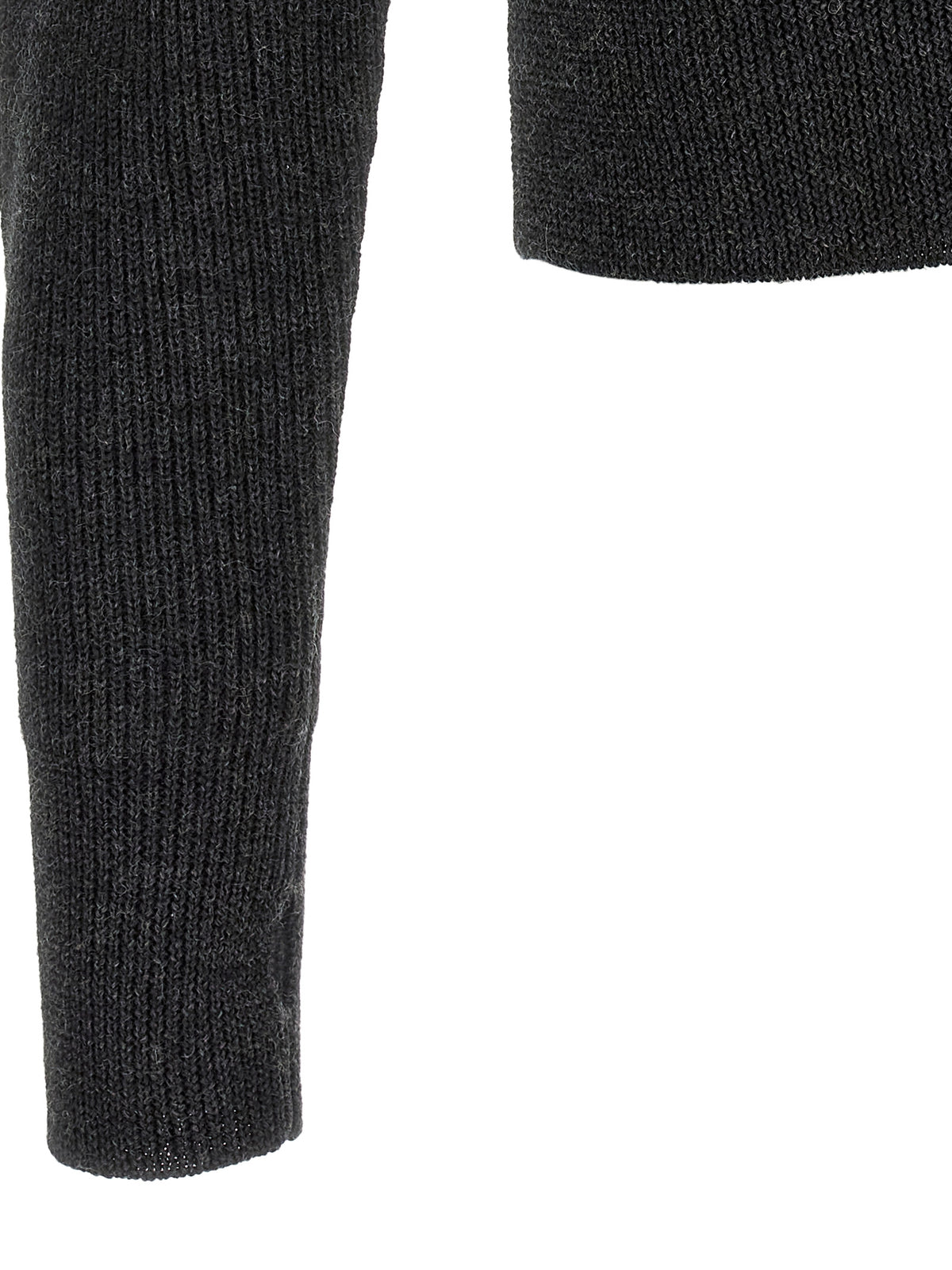 Gray Wool Cardigan