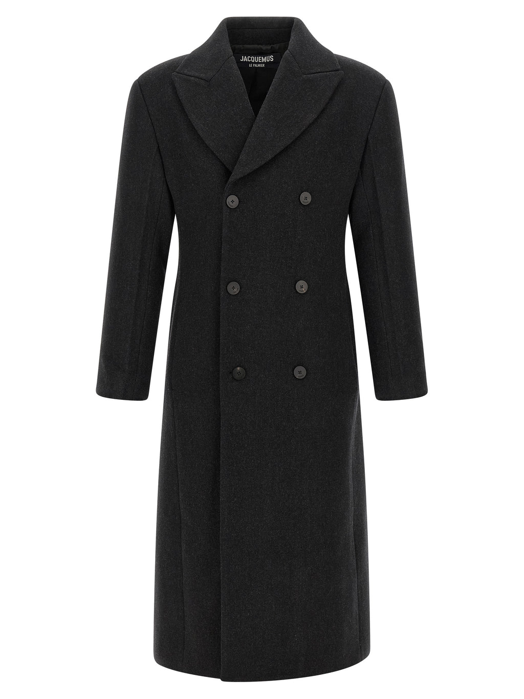 Gray Virgin Wool Coat
