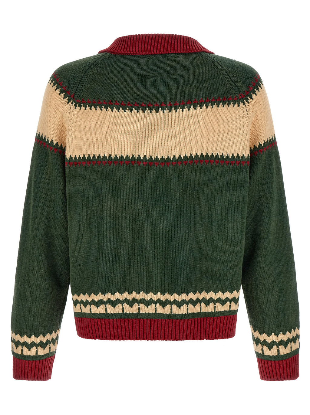 Bicolor Cotton Cardigan